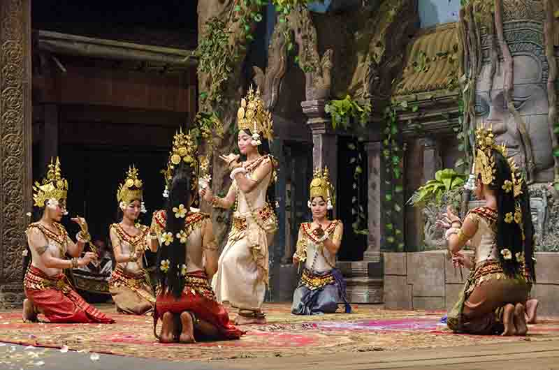 62 - Camboya - Siem Reap - danzas tradicionales